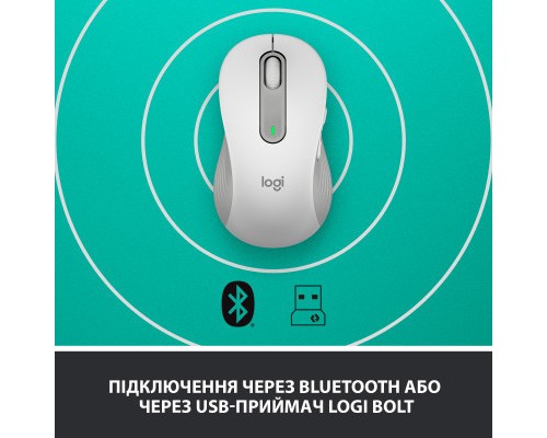 Мишка Logitech Signature M650 L Wireless LEFT Off-White (910-006240)