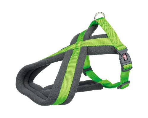 Шлея для собак Trixie Premium турестична M 45-70 см/25 мм зелена (4053032020283)