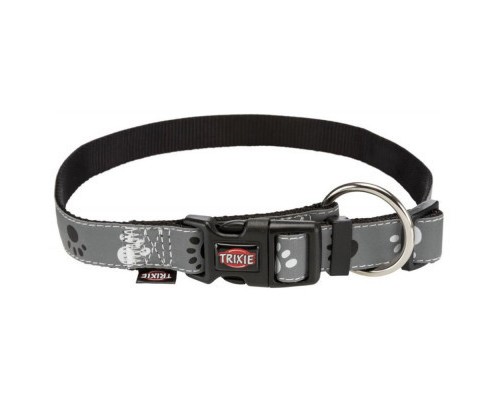 Нашийник для тварин Trixie Silver Reflect світловідбиваючий M-L 35-55 см/20 мм сірий (4011905122236)