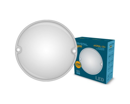 Світильник CRYSTAL KORAL- 15W 6500K ip54 (DNL-030)