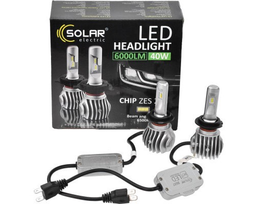 Автолампа SOLAR H7 CANBUS 12/24V 6500K 6000Lm 50W Cree Chip 1860 (8607)