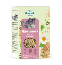Корм для гризунів Природа «Шиншилка» + Колор та Ензим 500 г (4823082410774)
