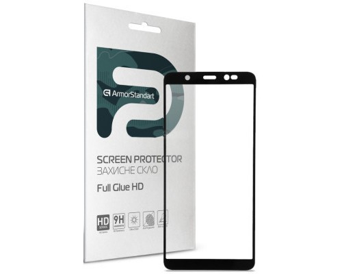 Скло захисне Armorstandart Full Glue HD TECNO POP 4 (BС2) Black (ARM65103)