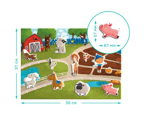 Настільна гра DoDo Магнітна Ферма (200206)