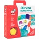 Розвиваюча іграшка Vladi Toys Дерев'яні фігурки в мішечку Геометричні фігури (ZB2001-02)