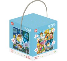 Пазл DoDo 4 в 1 Мій день (300130)