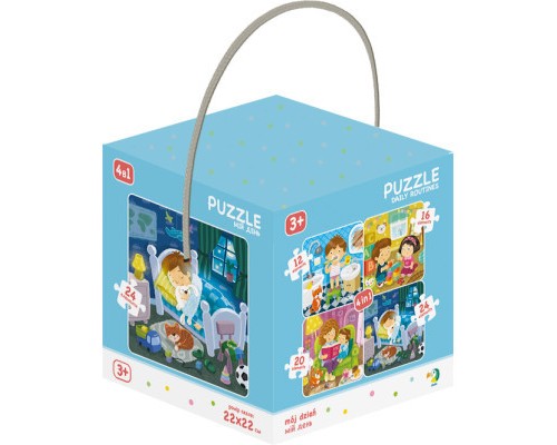 Пазл DoDo 4 в 1 Мій день (300130)