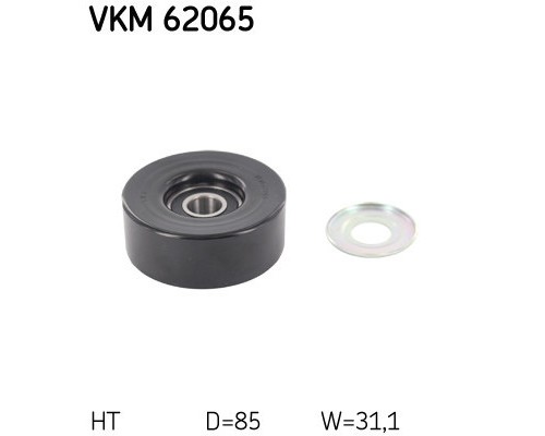 Ролик натягувача ременя SKF VKM 62065