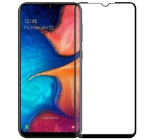 Скло захисне PowerPlant Full screen Samsung Galaxy A20, Black (GL606849)