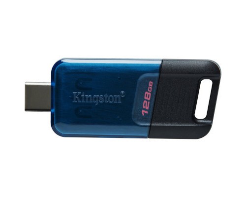 USB флеш накопичувач Kingston DataTraveler 80 M Blue/Black (DT80M/128GB) 