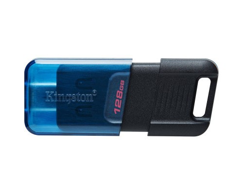 USB флеш накопичувач Kingston DataTraveler 80 M Blue/Black (DT80M/128GB) 