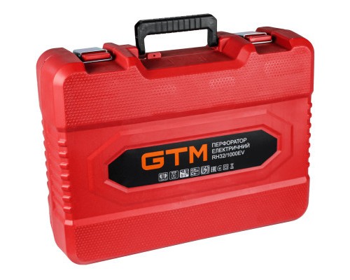 Перфоратор GTM RH32/1000EV 1050Вт, 0-820об/хв, 5Дж (RH32/1000EV)