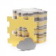 Дитячий килимок Kinderkraft Luno Shapes Yellow 30 елементів (5902533919338)