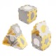 Дитячий килимок Kinderkraft Luno Shapes Yellow 30 елементів (5902533919338)