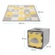 Дитячий килимок Kinderkraft Luno Shapes Yellow 30 елементів (5902533919338)