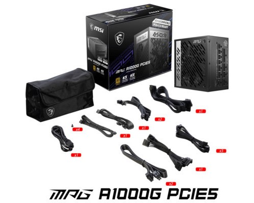 Блок живлення MSI 1000W (MPG A1000G PCIE5)