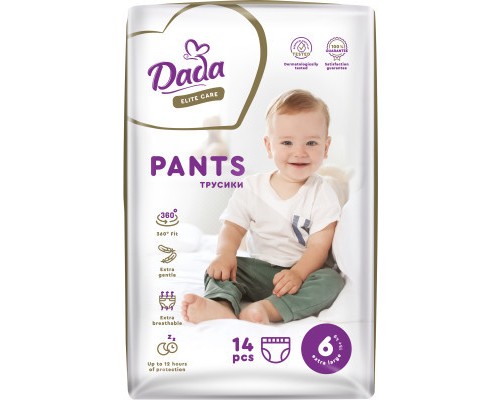 Підгузки Dada Elite Care Розмір 6 (15+ кг) 14 шт (4820174980757)
