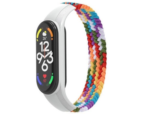 Ремінець до фітнес браслета Armorstandart Braided Solo Loop для Xiaomi Mi Band 7/6/5/4 Pride Edition size M (ARM64940)