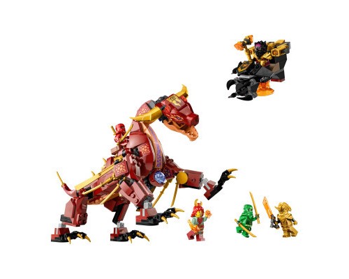 Конструктор LEGO Ninjago Вулканічний Дракон, що трансформує Хітвейва 479 деталей (71793)
