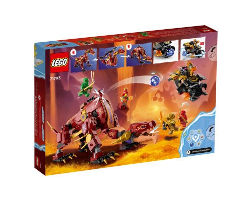 Конструктор LEGO Ninjago Вулканічний Дракон, що трансформує Хітвейва 479 деталей (71793)