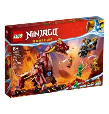 Конструктор LEGO Ninjago Вулканічний Дракон, що трансформує Хітвейва 479 деталей (71793)