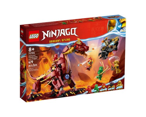 Конструктор LEGO Ninjago Вулканічний Дракон, що трансформує Хітвейва 479 деталей (71793)