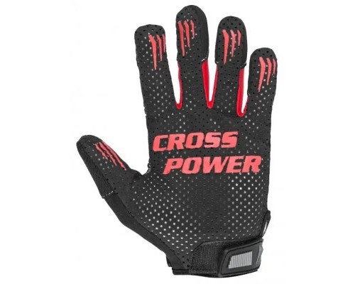 Рукавички для фітнесу Power System Cross Power PS-2860 Black/Red S (PS-2860_S_Black-red)