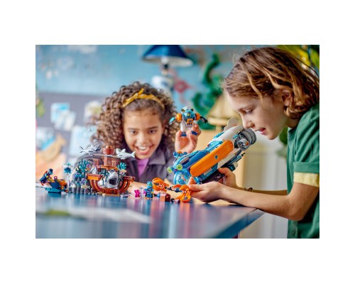 Конструктор LEGO City Глибоководний дослідницький підводний човен 842 деталей (60379)
