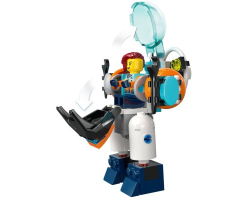Конструктор LEGO City Глибоководний дослідницький підводний човен 842 деталей (60379)