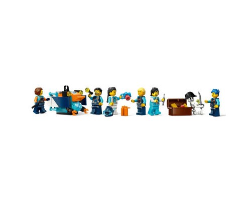 Конструктор LEGO City Глибоководний дослідницький підводний човен 842 деталей (60379)