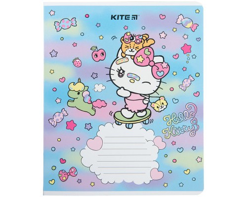 Зошит Kite Hello Kitty 18 аркушів, лінія (HK23-237)