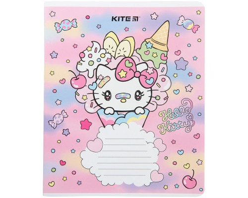 Зошит Kite Hello Kitty 18 аркушів, лінія (HK23-237)