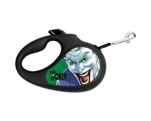 Повідок для собак WAUDOG R-leash Джокер Зелений світловідбиваюча стрічка L 5 м (8126-1030-01)