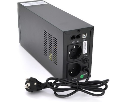 Пристрій безперебійного живлення Qoltec Qoltec QLT800 (480W) (QLT800LCD-53952)