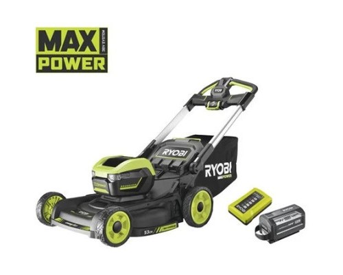 Газонокосарка Ryobi RY36LMXSP53A-160 самохідна, 36В MAX POWER, 1х6Аг, дека 53см, 70л (5133005802)