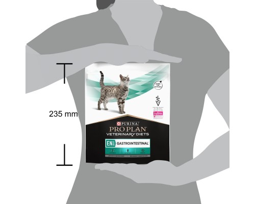 Сухий корм для кішок Purina Pro Plan Veterinary Diets EN з хворобами шлунково-кишкового тракту 400 г (7613035156371/7613035154537)