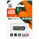 USB флеш накопичувач Mibrand 64GB Falcon Silver-Blue USB 2.0 (MI2.0/FA64U7U) 