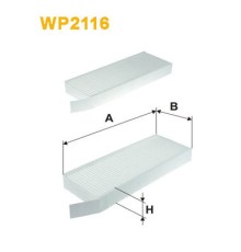 Фільтр салону Wixfiltron WP2116