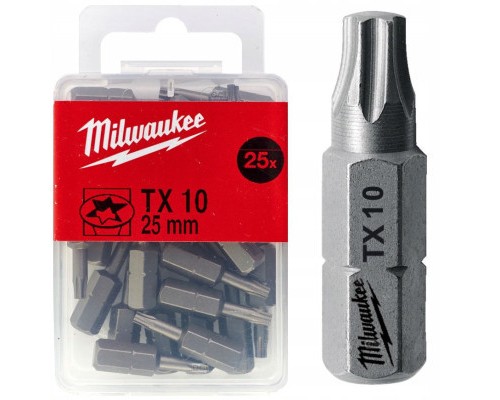 Набір біт Milwaukee SHOCKWAVE, TX10, 25мм, 25шт (4932399594)