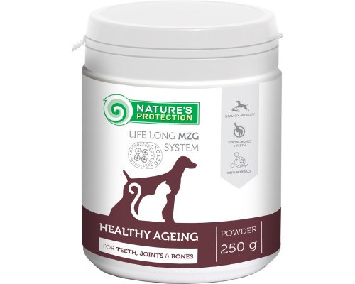 Пробіотична добавка для тварин Nature's Protection Ageing Formula для собак і котів похилого віку 250 г (CAN451425)