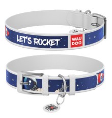 Нашийник для тварин WAUDOG Design з QR паспортом 