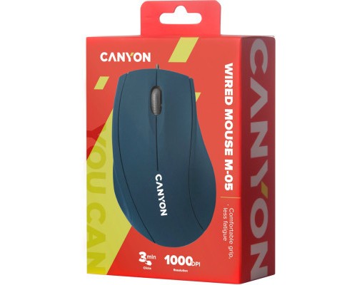 Мишка Canyon M-05 USB Blue (CNE-CMS05BL)