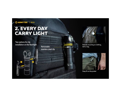 Ліхтар Armytek ELF C2 Micro-USB White (F05102C)