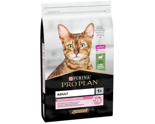 Сухий корм для кішок Purina Pro Plan Delicate Lamb зі смаком ягняти 10 кг (7613035846944)