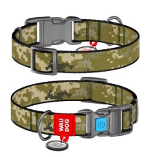 Нашийник для тварин WAUDOG Nylon з QR-паспортом 