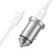 Зарядний пристрій HOCO NZ10 Handy USB-A/Type-C Silver (6942007601832)