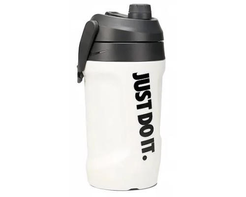 Пляшка для води Nike Fuel Jug 64 OZ білий, антрацит, чорний 1893 мл N.100.3111.153.64 (887791410641)