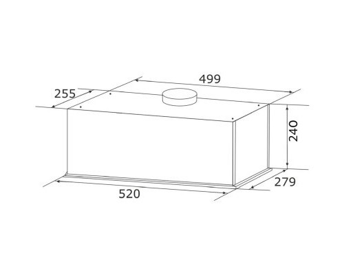 Витяжка кухонна GRANADO Palamos 4613-700 Black glass (GCH461370011)