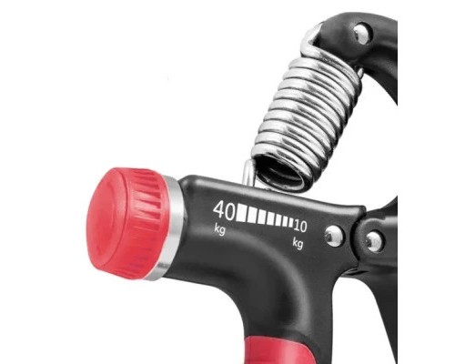 Еспандер PowerPlay кистьовий 10-40 кг Strength Grip Чорно-червоний (PP_4323_Bl/Red)