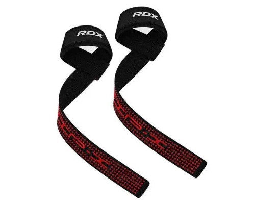 Кистьові лямки RDX S4 Gym Cotton Gel Straps Blue Plus (WAC-S4U+)